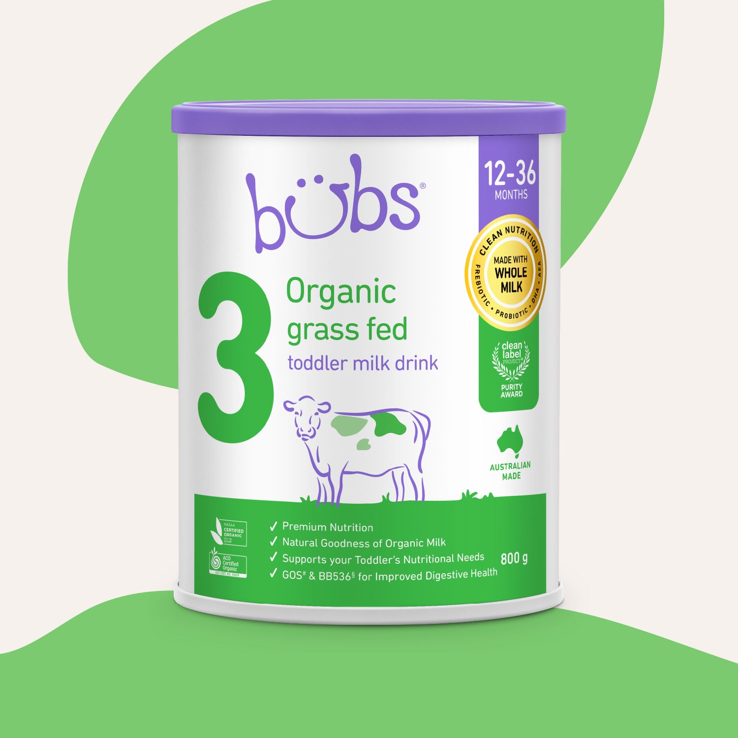 Organic Cows Milk Baby Formula for Toddler - Bubs Australia – Bubs