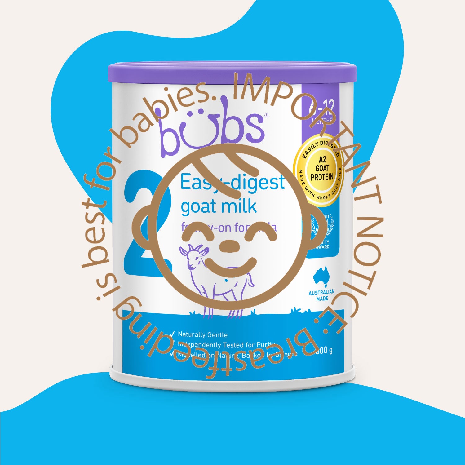 Bubs® Australian Goat Milk Follow-on Formula Stage 2 – Bubs Singapore