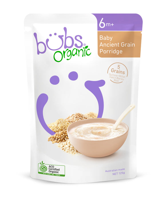 Bubs® Organic Baby Ancient Grain Porridge