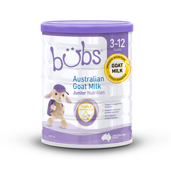 Bubs® Australian Goat Milk Junior Nutrition Drink – Bubs Singapore