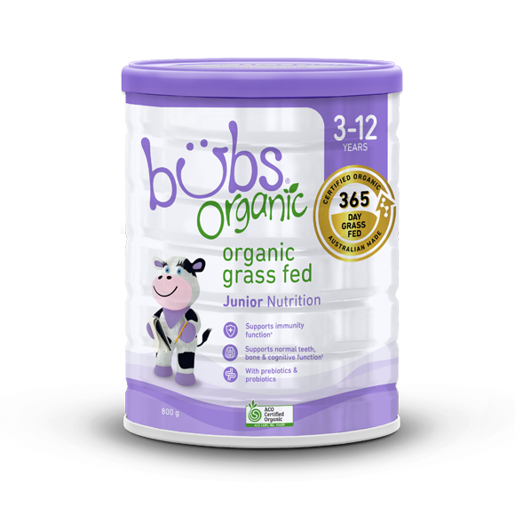Bubs® Organic Grass Fed Junior Nutrition Drink