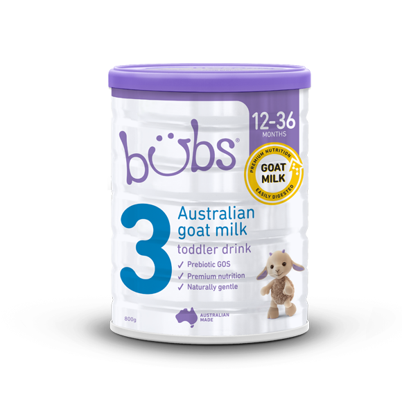 Bubs® Australian Goat Milk Toddler Drink Stage 3 – Bubs Singapore