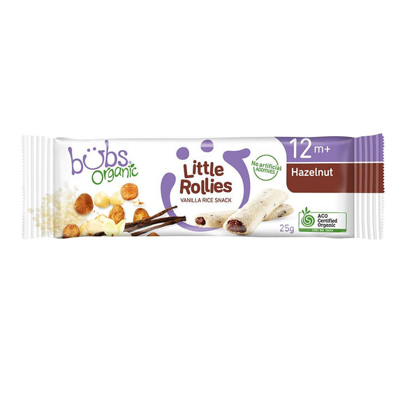 Bubs® Organic Little Rollies Hazelnut