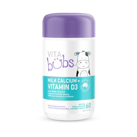 Vita Bubs™ Calcium + Vitamin D3, 60 Chewables